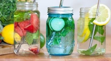 vzorové pitné dietní menu na 7 dní